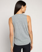 Heather Grey $|& Interval Aspire Graphic Tank- The Future Looks Bright - SOF Back