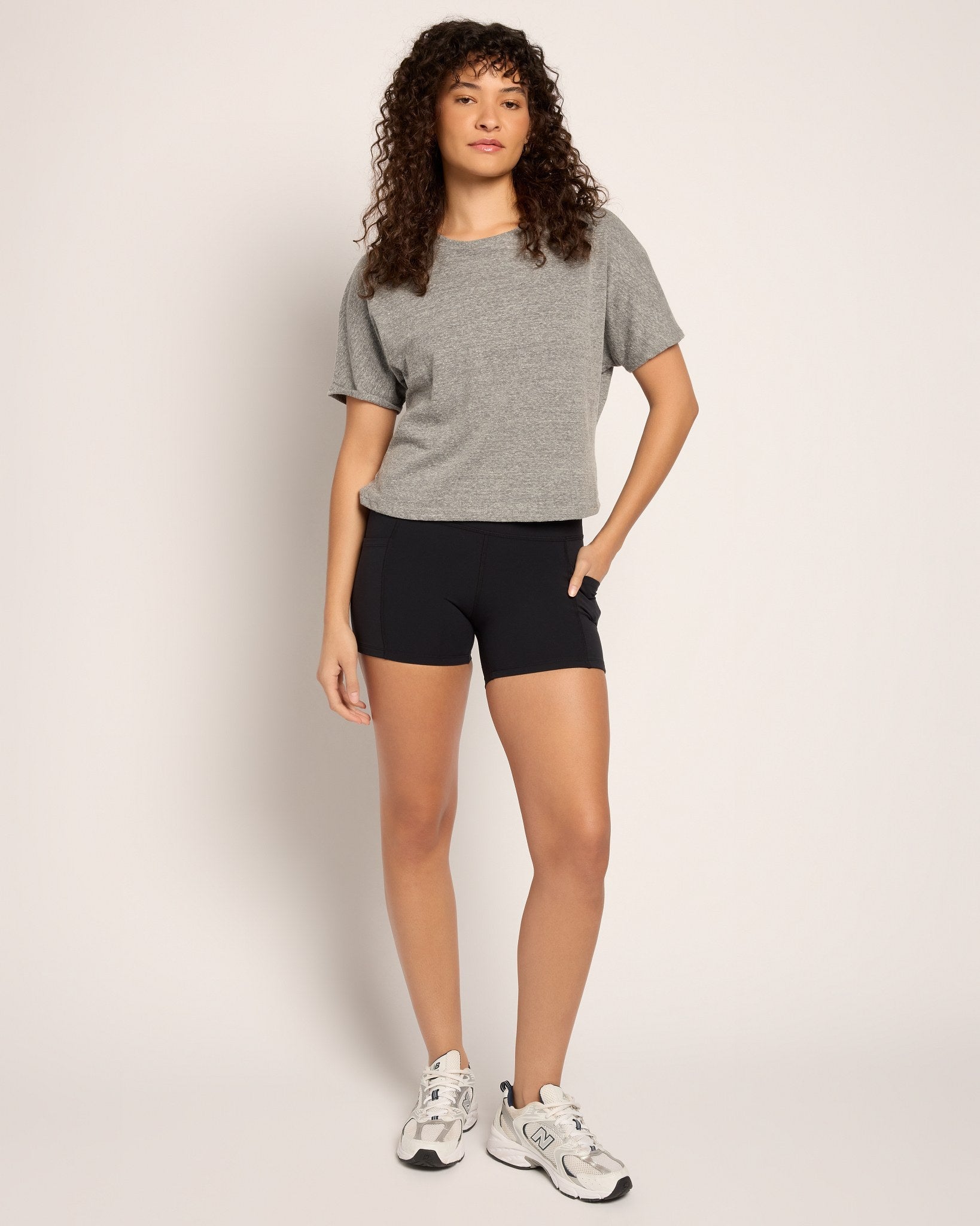 Heather Grey $|& Interval Mantra Short Sleeve Tee - UGC On Fig