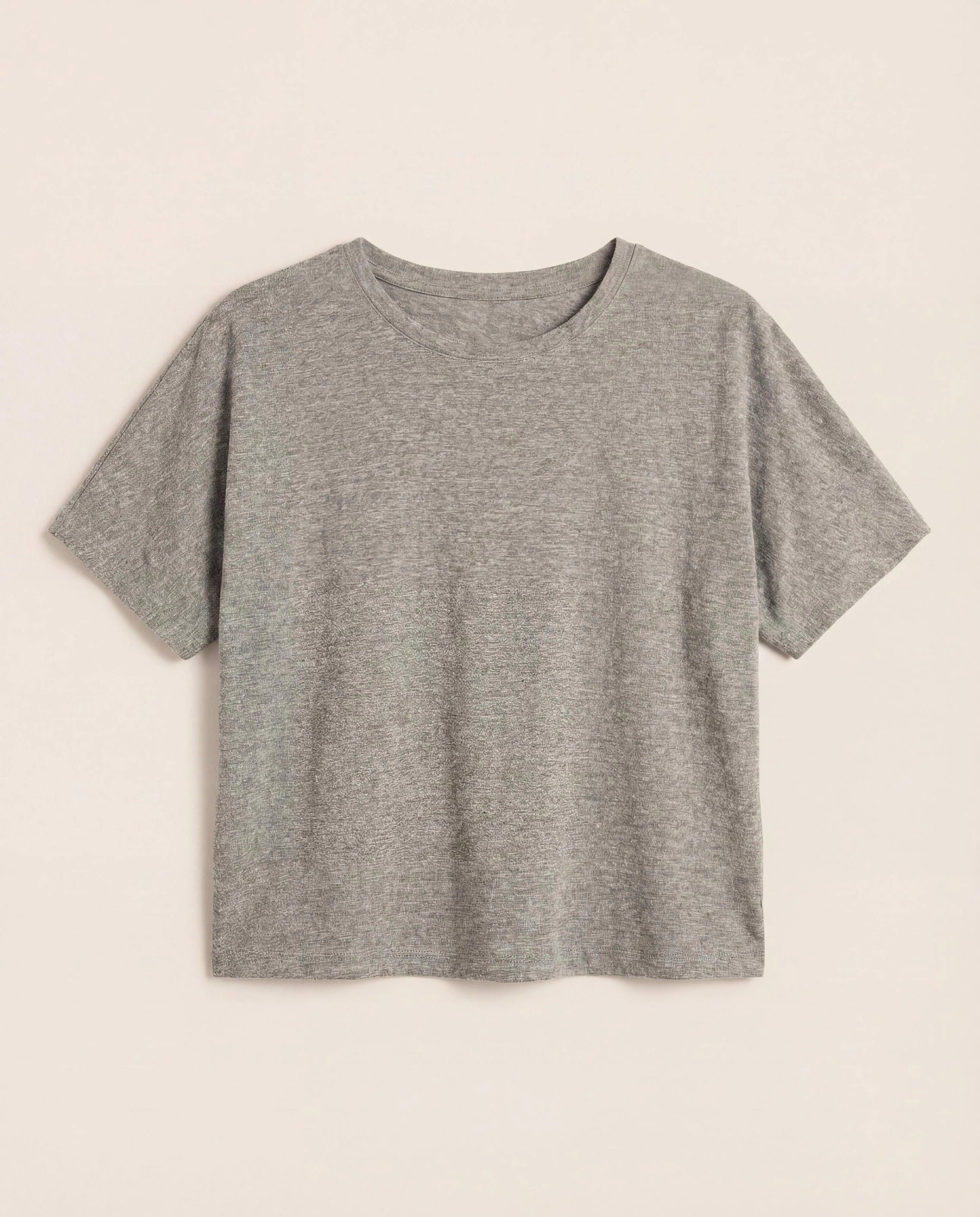 Heather Grey $|& Interval Mantra Short Sleeve Tee - Hanger Detail