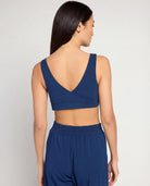 Deep Teal $|& Interval CloudLight Tone Bra - SOF Back