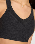 Night Sky Heather $|& Interval FlowHeather Sculpt Gem Bra - SOF Full Front