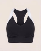 Black/White $|& Interval CloudLight Endurance Bra - Hanger Detail