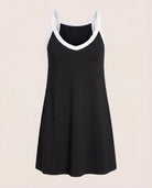 Black/White $|& Interval CloudLight Uptake Step In Active Dress - Hanger Detail