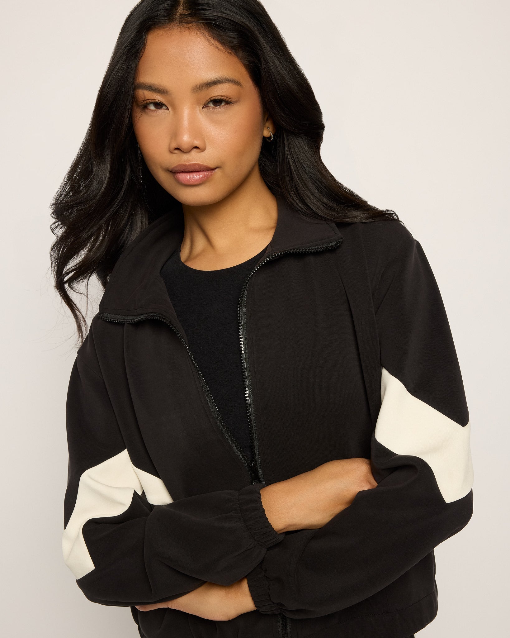 Black $|& Interval Rhythm Jacket - SOF Full Front