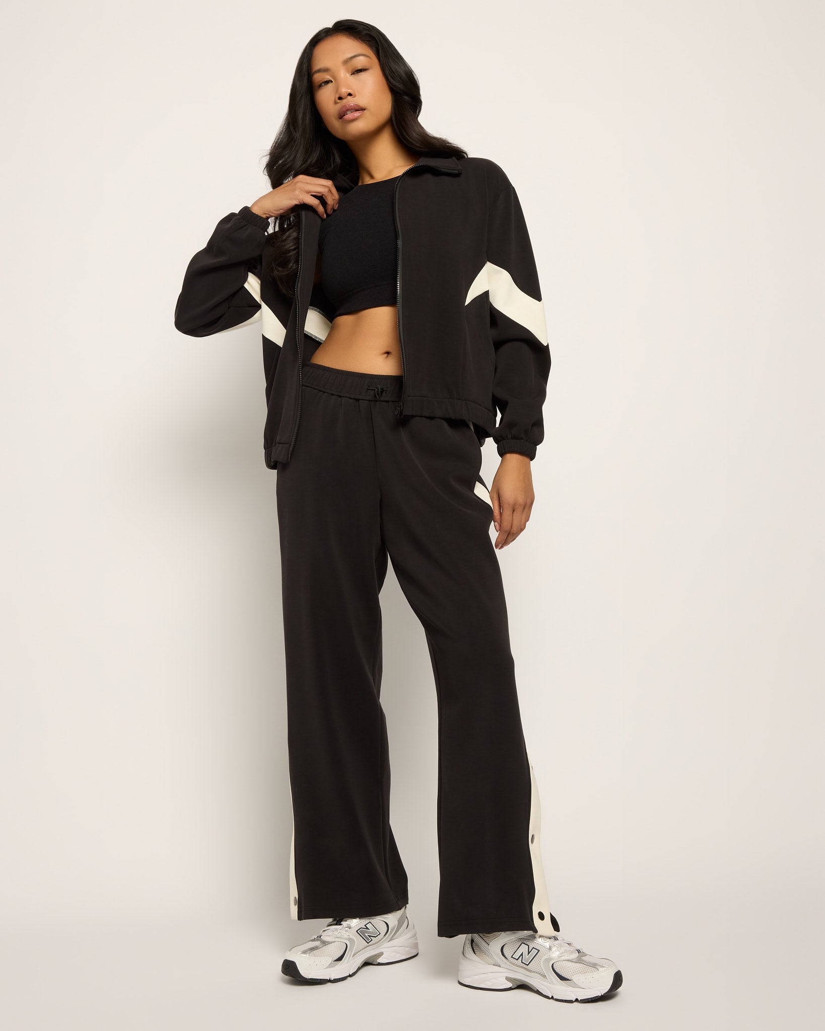 Black $|& Interval Rhythm Jacket - UGC On Fig