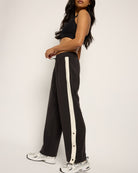 Black $|& Interval Rhythm Pant - VOF Front
