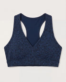 Night Sky Heather $|& Interval FlowHeather Sculpt Enhearten Bra - Hanger Detail