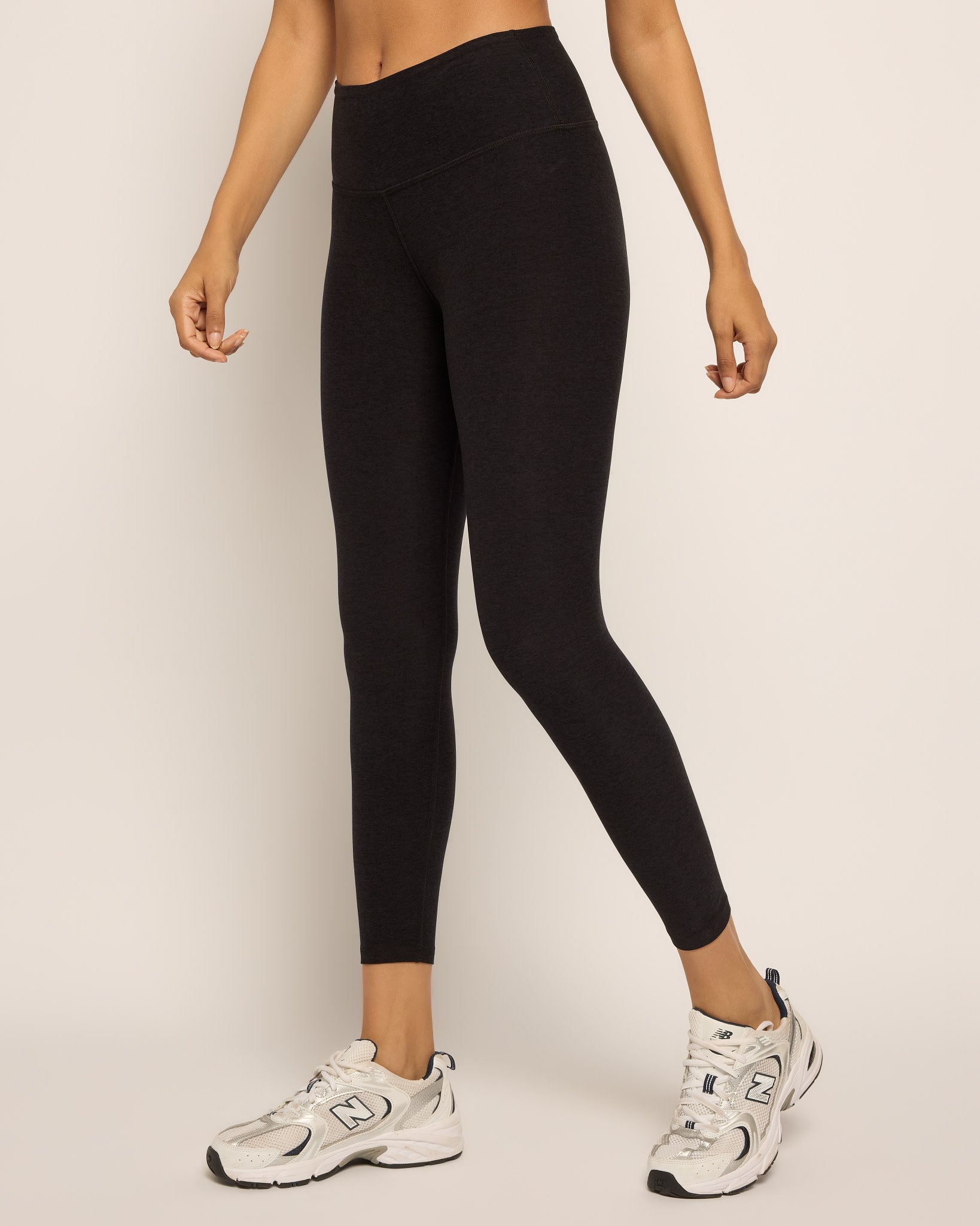 Night Sky Heather $|& Interval FlowHeather Sculpt Nexus Legging - VOF Front