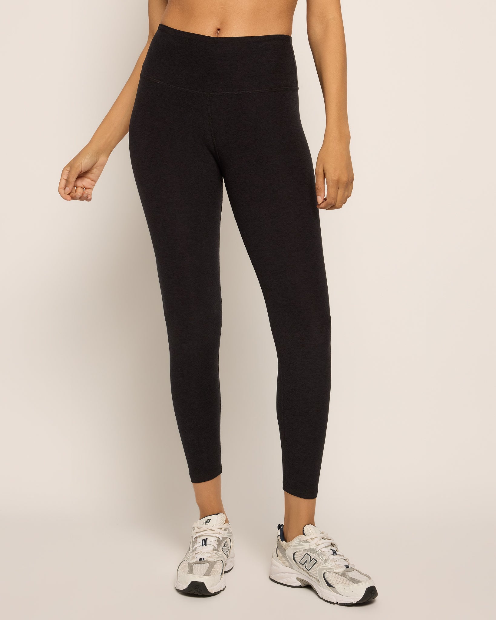 Night Sky Heather $|& Interval FlowHeather Sculpt Nexus Legging - SOF Front