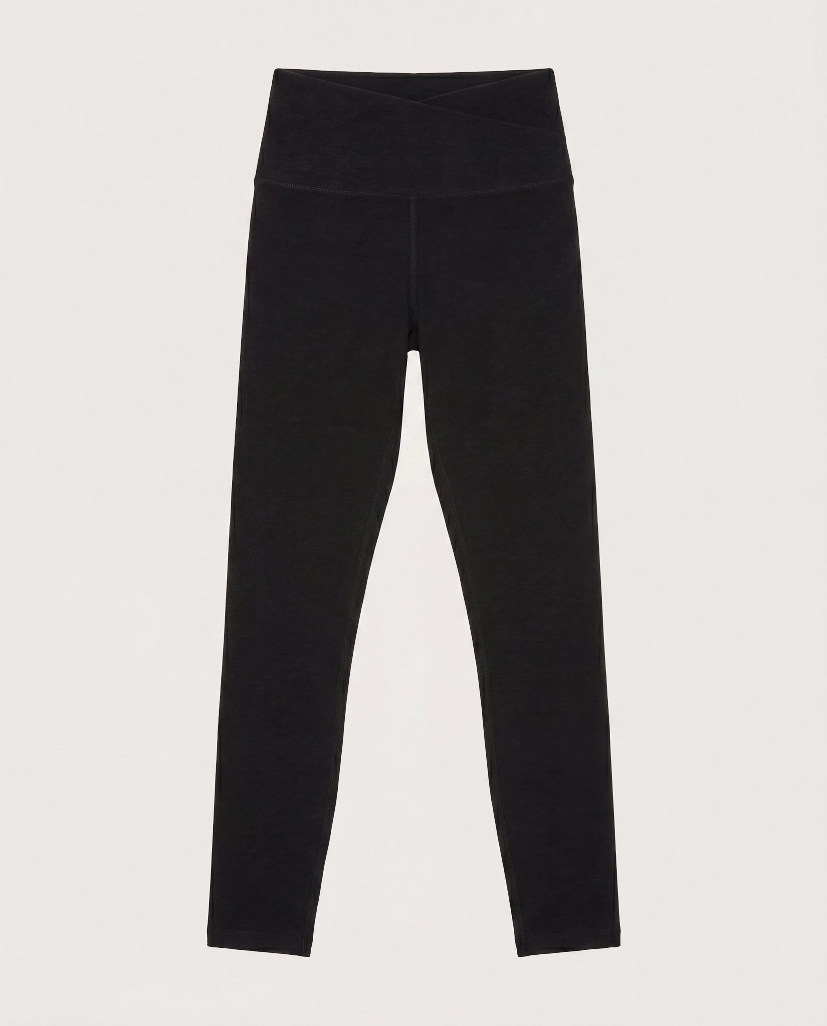 Night Sky Heather $|& Interval FlowHeather Sculpt Crossover Leggings - Hanger Detail