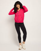 Magenta $|& Interval Flex Fleece Zip Hoodie - UGC On Fig