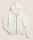 White $|& Interval Flex Fleece Zip Hoodie - Hanger Detail