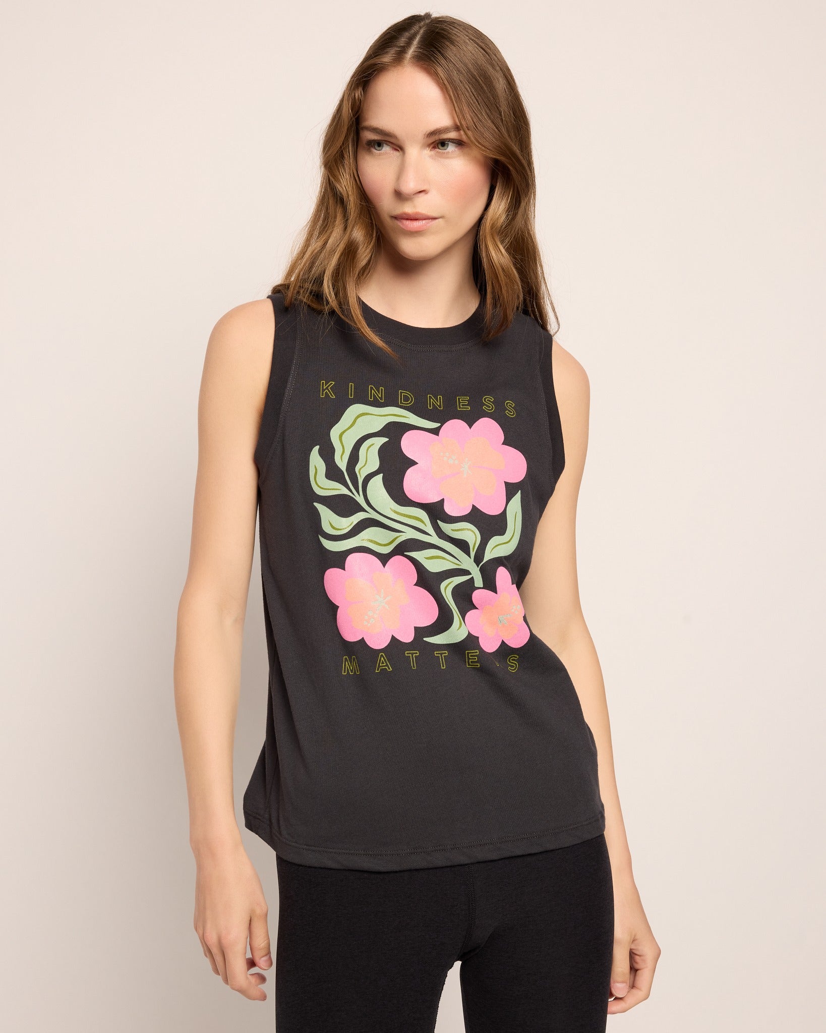 Faded Black $|& Interval Terrain Muscle Tank - SOF Front