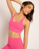 Fuchsia $|& Interval Cloudlight Speedy Strappy Bra - SOF Front