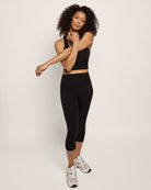 Night Sky Heather $|& Interval Flowheather Sculpt Aero Long Crop Tank - UGC On Fig