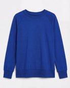 Electric Cobalt $|& Interval Flex Fleece Crew - Hanger Detail