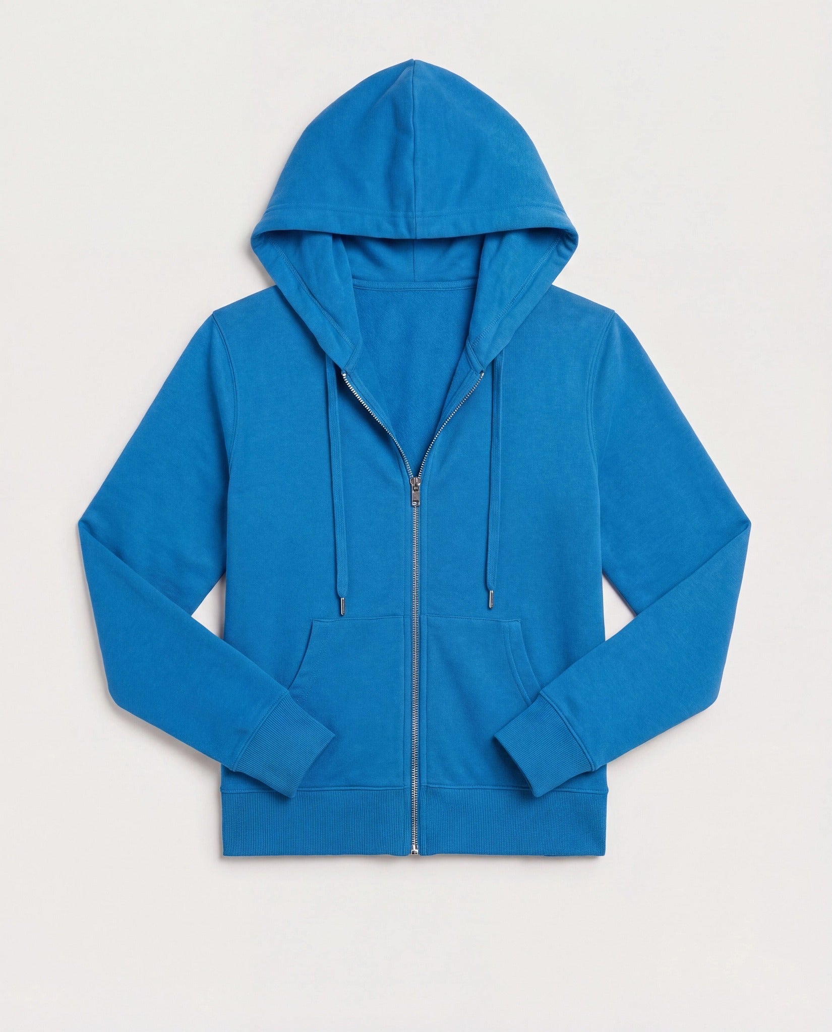 Electric Cobalt $|& Interval Flex Fleece Zip Hoodie - Hanger Detail
