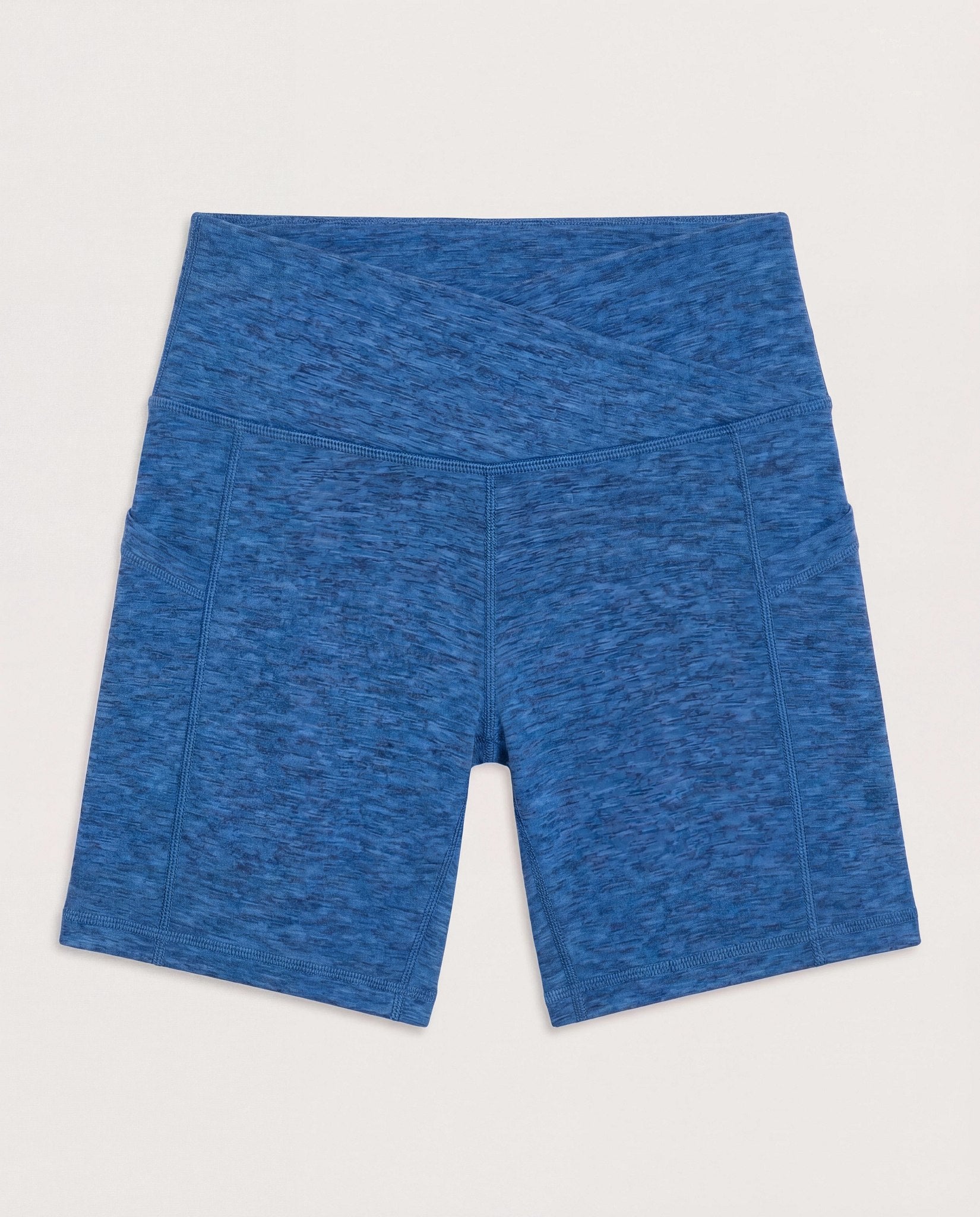 Electric Cobalt Heather $|& Interval Flowheather Sculpt Speedster Short - Hanger Detail