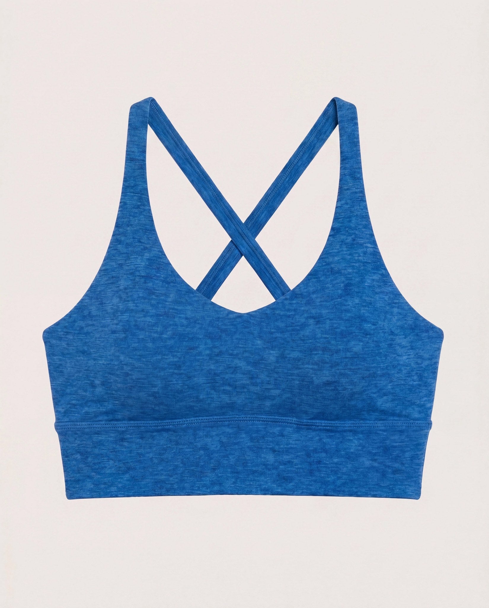 Electric Cobalt Heather $|& Interval Flowheather Sculpt Tenacity Bra - Hanger Detail