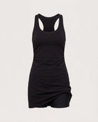 Night Sky Heather $|& Interval Flowheather Sculpt Enlight Active Dress - Hanger Detail