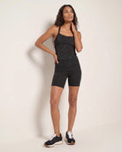 Night Sky Heather $|& Interval Flowheather Sculpt Willpower Crop Tank - UGC On Fig