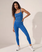 Electric Cobalt Heather $|& Interval Flowheather Sculpt Willpower Crop Tank - UGC On Fig