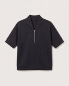 Black $|& Interval Ridley Quarter Zip - Hanger Detail