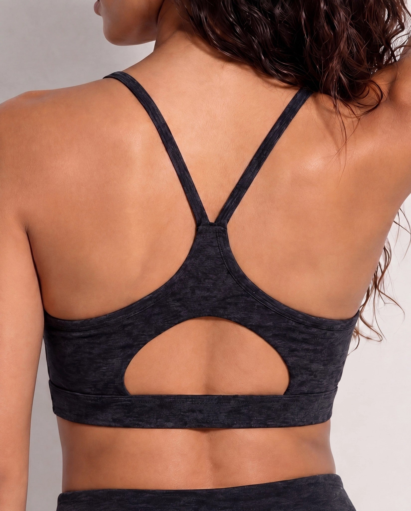 Night Sky Heather $|& Interval Flowheather Sculpt Ferocity Bra - SOF Full Front