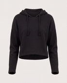 Ink Navy $|& Interval Tri-Blend Fleece Graceful Hoodie - Hanger Detail