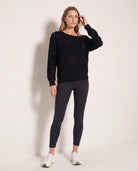 Black $|& Interval Release Off The Shoulder Sweater - UGC On Fig