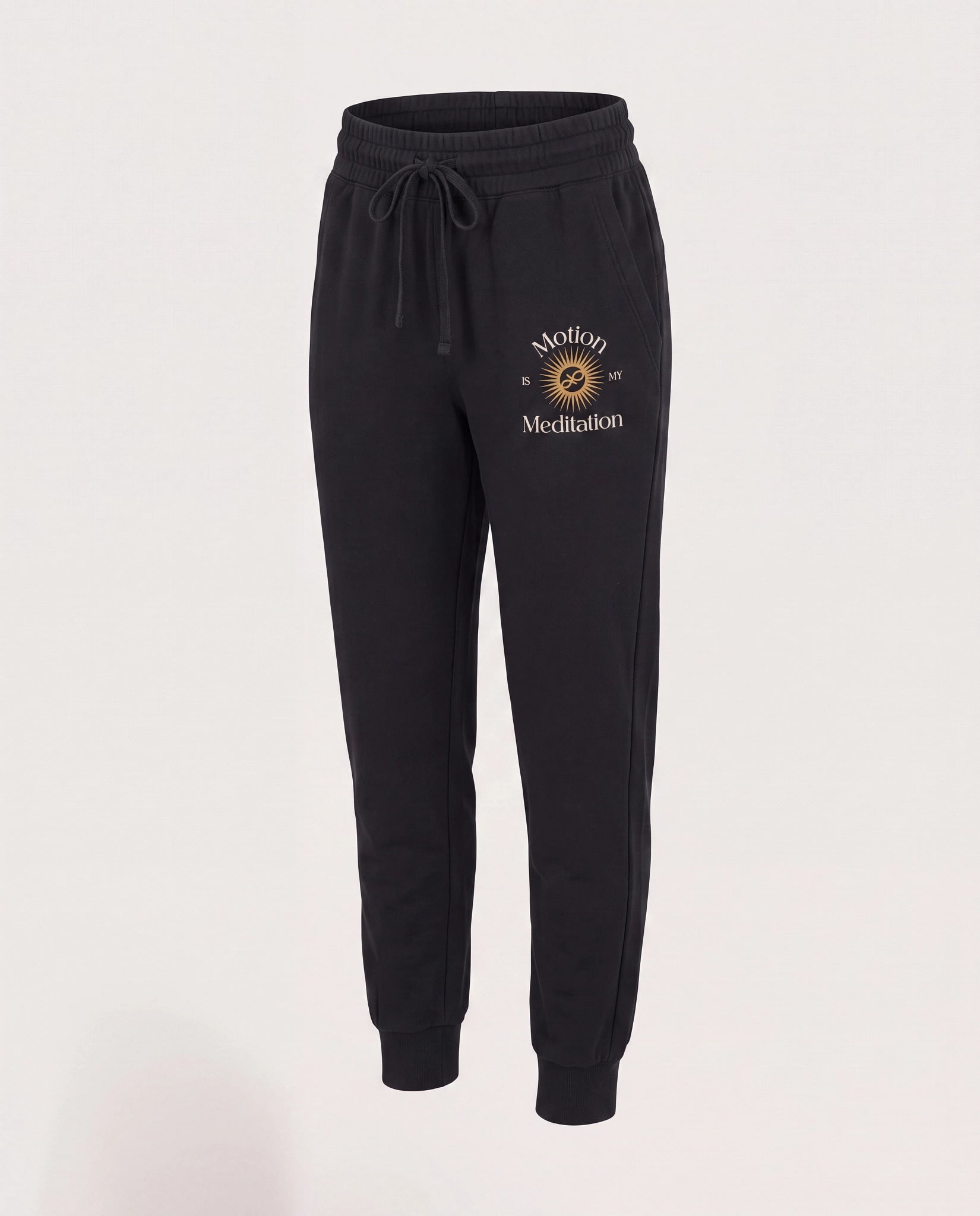 Black $|& Interval Replay Graphic Jogger - Hanger Detail
