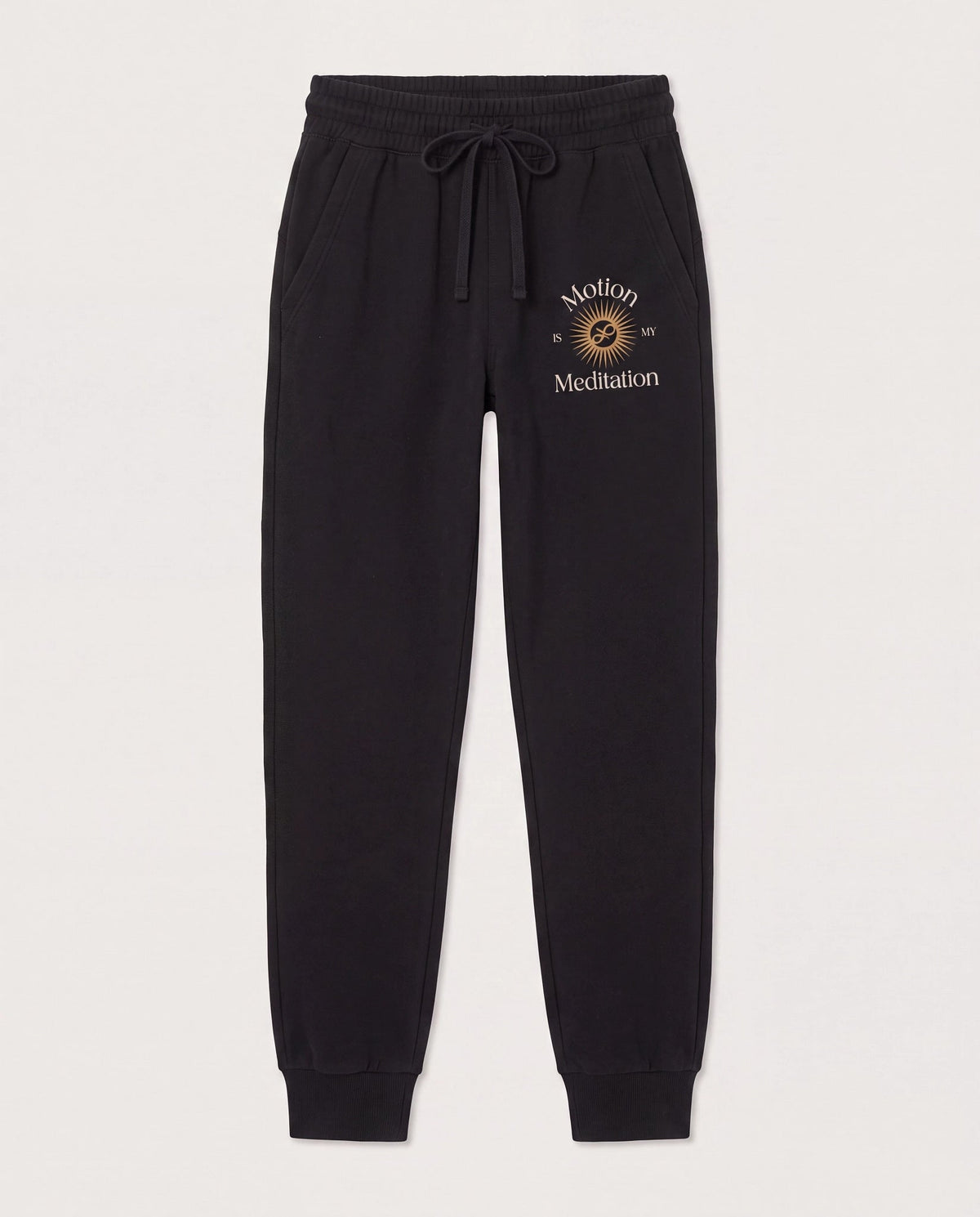 Black $|& Interval Replay Graphic Jogger - Hanger Detail