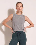 Heather Grey $|& Interval Terrain Muscle Tank - SOF Front