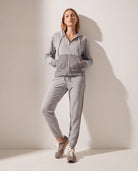 Heather Grey $|& Interval Modal Fleece Presto Zip Hoodie - UGC On Fig