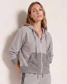 Heather Grey $|& Interval Modal Fleece Presto Zip Hoodie - SOF Front
