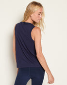 Navy $|& Interval Terrain Muscle Tank - SOF Back