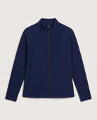 Ink Navy Heather $|& Interval FlowHeather Sculpt Relay Jacket - Hanger Detail