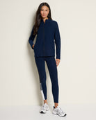 Ink Navy Heather $|& Interval FlowHeather Sculpt Relay Jacket - UGC On Fig