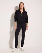 Black $|& Interval Interlock Incline Zip Pullover - UGC On Fig