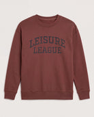 Walnut $|& Interval Iris Graphic Sweatshirt - Hanger Detail