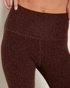 Walnut Leopard Heather $|& Interval FlowHeather Sculpt Prime Legging - SOF Full Front