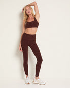 Walnut Leopard Heather $|& Interval FlowHeather Sculpt Prime Legging - UGC On Fig