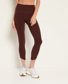 Walnut Leopard Heather $|& Interval FlowHeather Sculpt Prime Legging - SOF Front