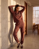 Walnut $|& Interval New Fleece Iris Jogger - SOF Side