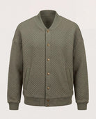 Olive Branch $|& Herizon Hazel Knit Bomber Jacket - Hanger Detail