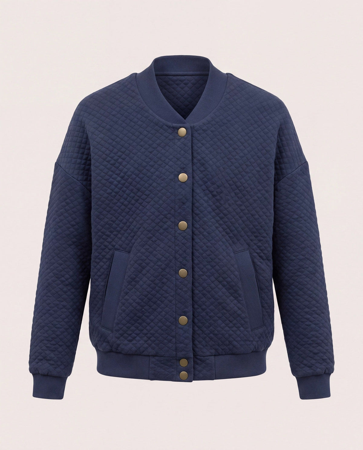 Mariner Midnight $|& Herizon Hazel Knit Bomber Jacket - Hanger Detail