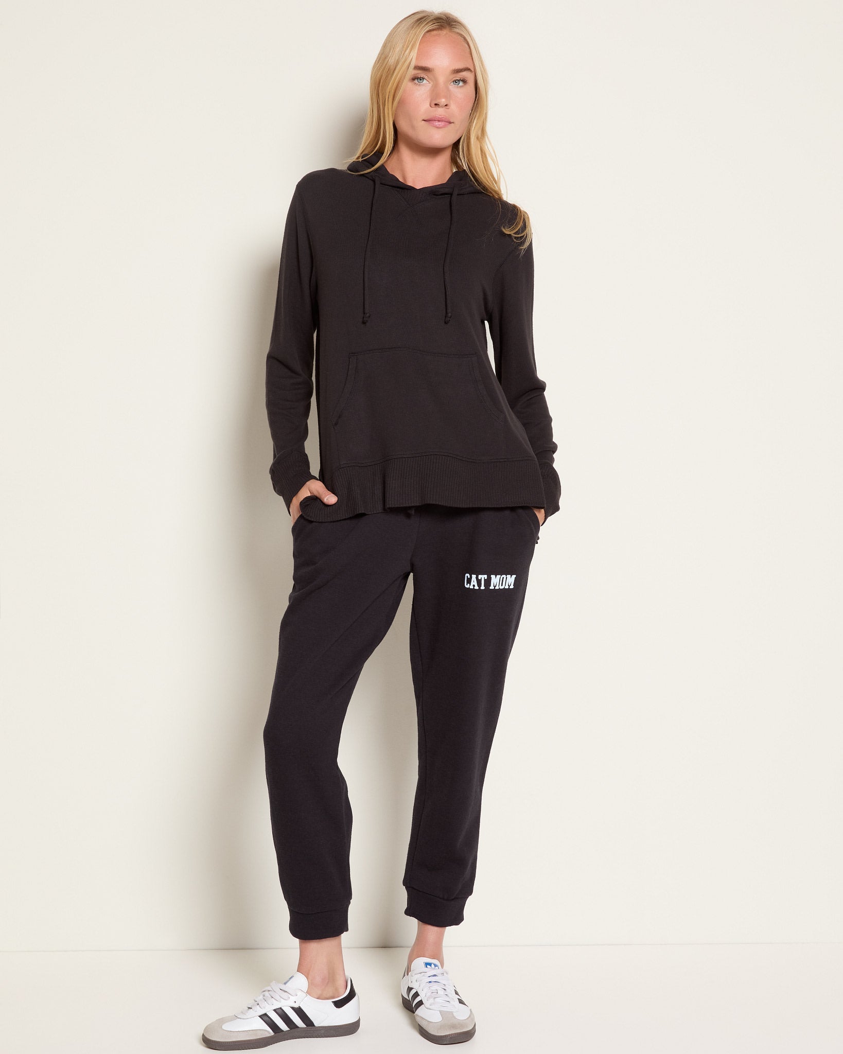 Black $|& Interval Hacci Hoodie - UGC On Fig