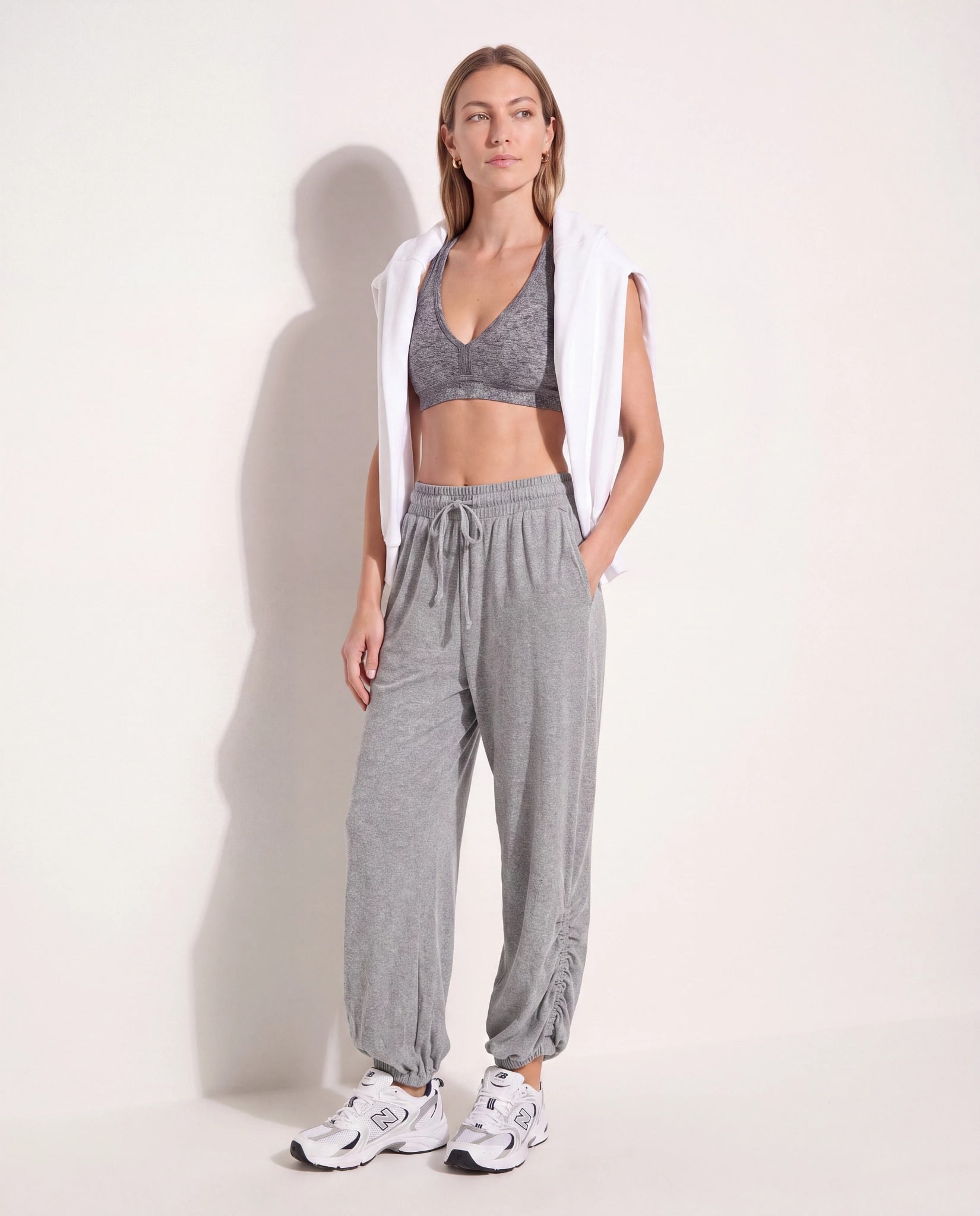 Heather Grey $|& Interval Hacci Glow Joggers - UGC On Fig
