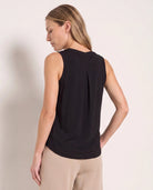 Black $|& Interval FlowHeather Breeze Focus Tank - SOF Back