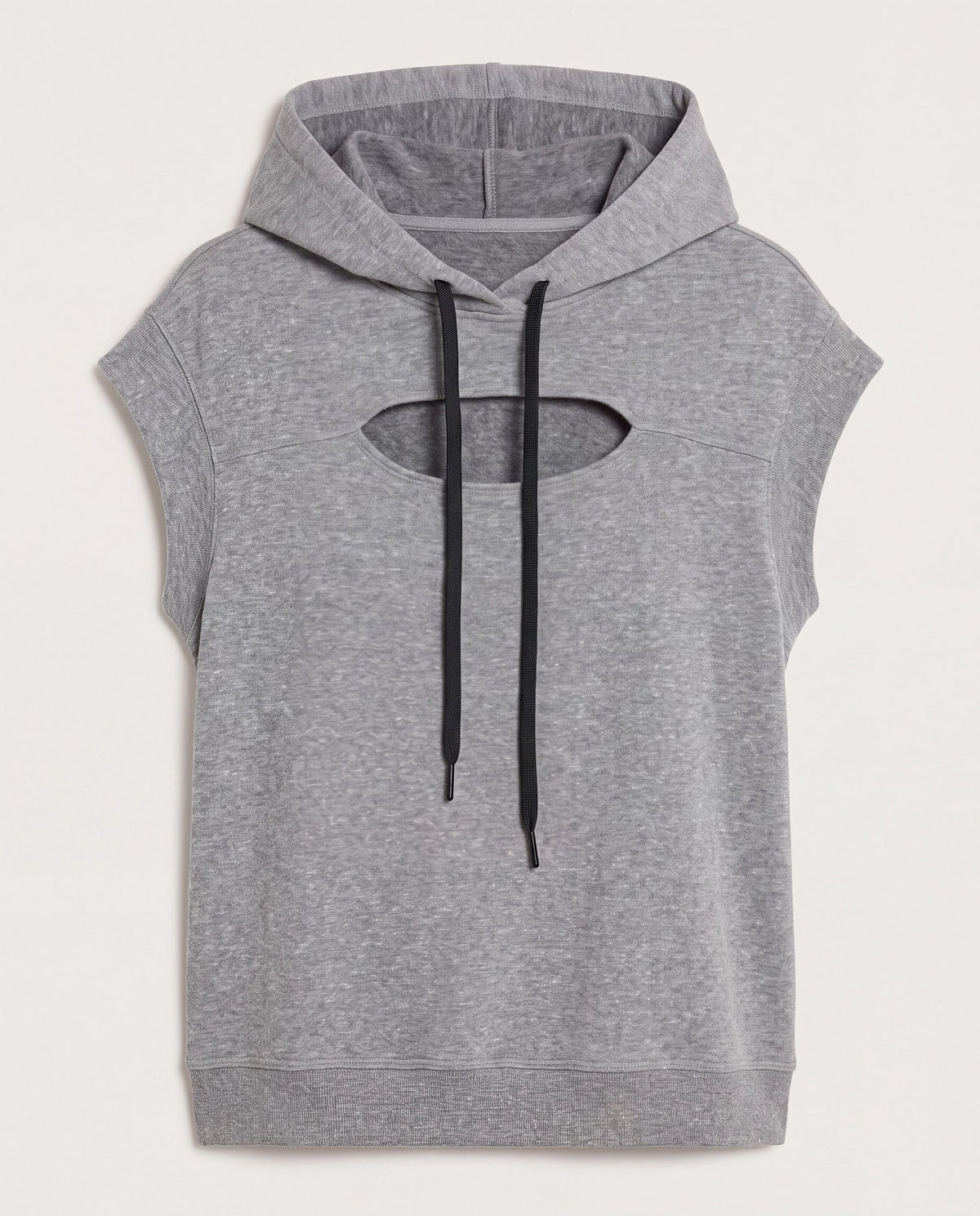 Heather Grey $|& Interval On The Go Short Sleeve Pullover - Hanger Detail